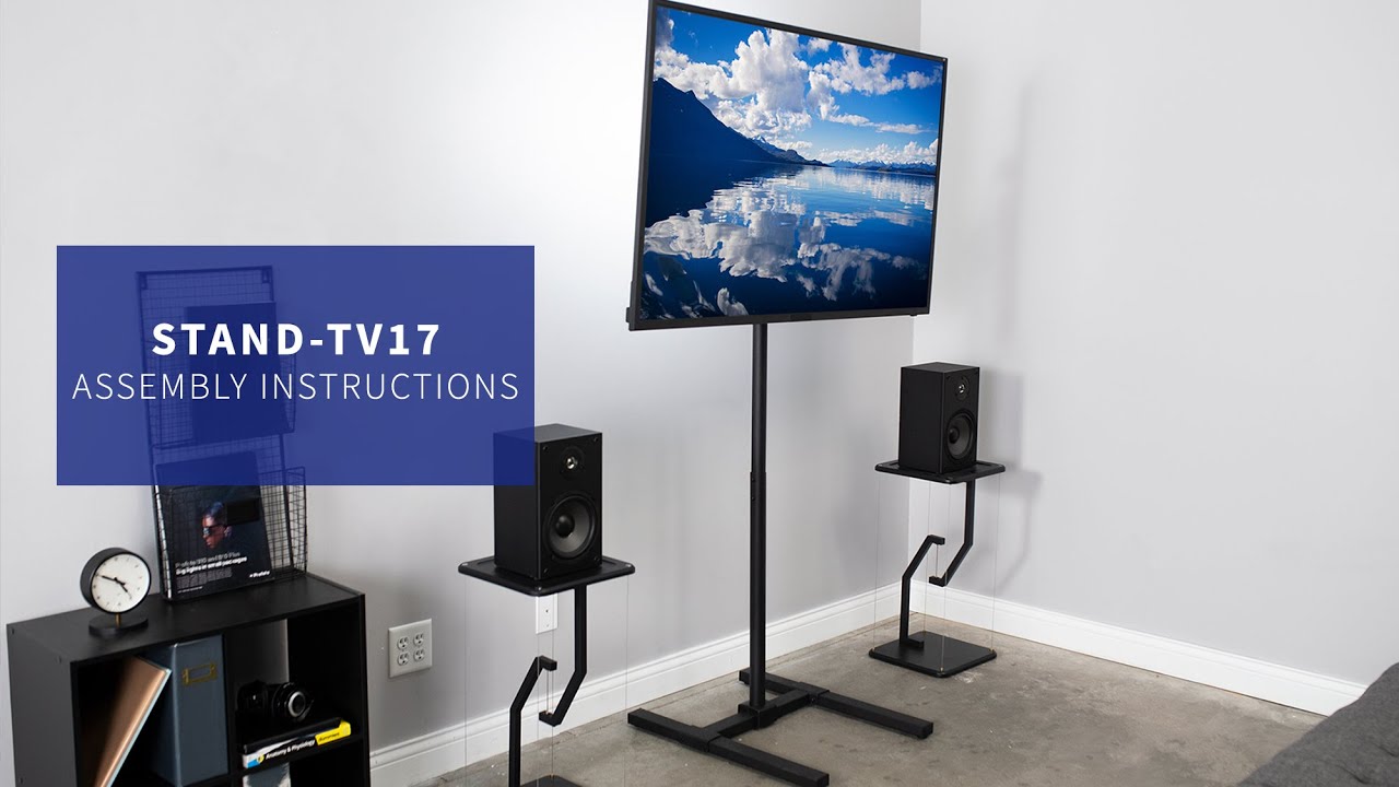 STANDTV17 TV Stand for Treadmills & Ellipticals Assembly by VIVO YouTube