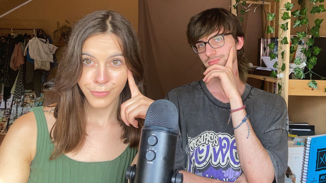 My Brother Tries ASMR For The First Time ( he's doing so well! )