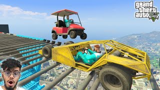 Cars vs Cars 99.9999% Impossible Colourful Tunnel Challenge in GTA 5! screenshot 5