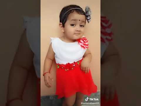 #Shorts Video Cutest Samira Thapa New Tik Tik Video