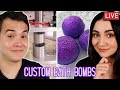 Making Custom Bath Bombs Live