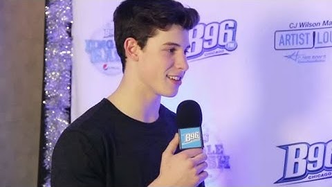 Shawn Mendes Backstage At The B96 Pepsi Jingle Bash