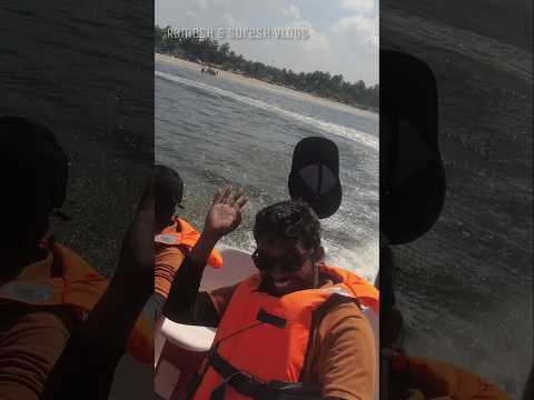 പണി പാളി, തൊപ്പി കടലിൽ പോയി😂Chavakkad Beach, Floating bridge, Speed boat Ride #shorts #viral #kerala