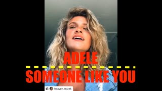 Adele - Someone Like You Cover by @heaven.knizek