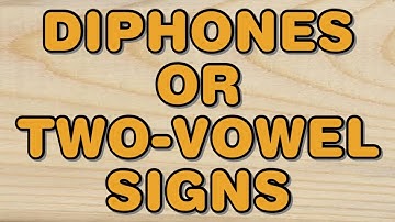 Diphonic OR Two-Vowel Signs || Chapter No.25 || Pitman Shorthand ||