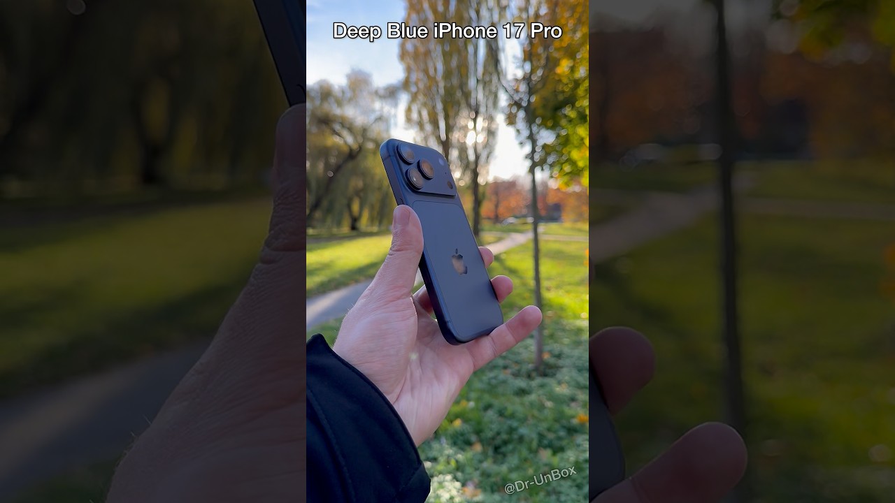 iPhone 17 Pro Deep Blue - My favorite color👀 