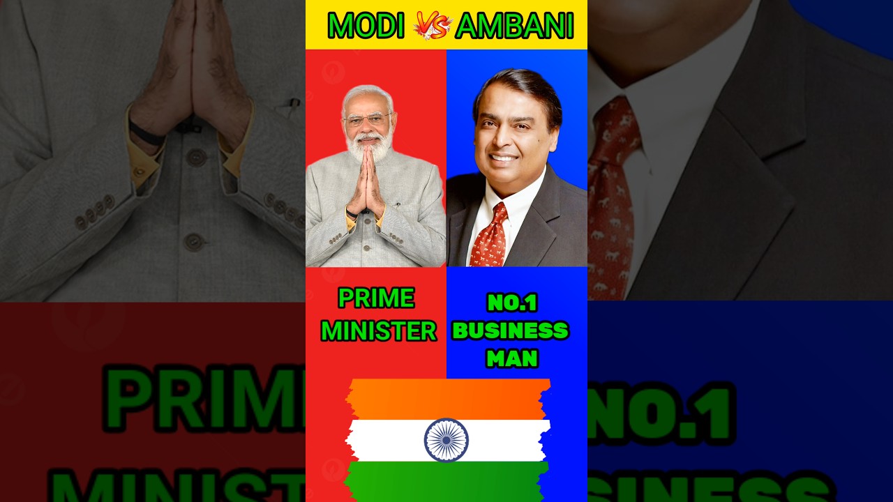 Narendra modi ji vs mukesh ambani comparison 👀 