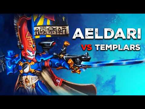 AELDARI VS BLACK TEMPLARS | WARHAMMER 40K BATTLE REPORT