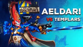 AELDARI VS BLACK TEMPLARS | WARHAMMER 40K BATTLE REPORT