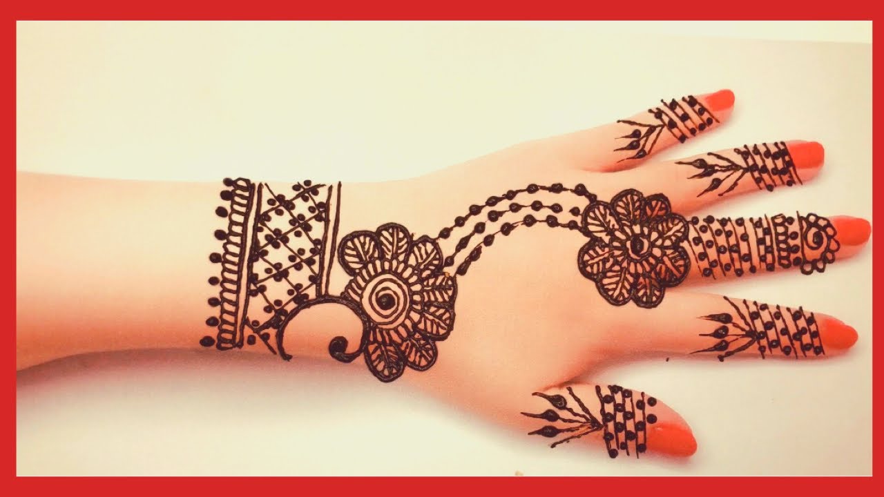 Elegant Henna Design | The Latest Henna Design - YouTube