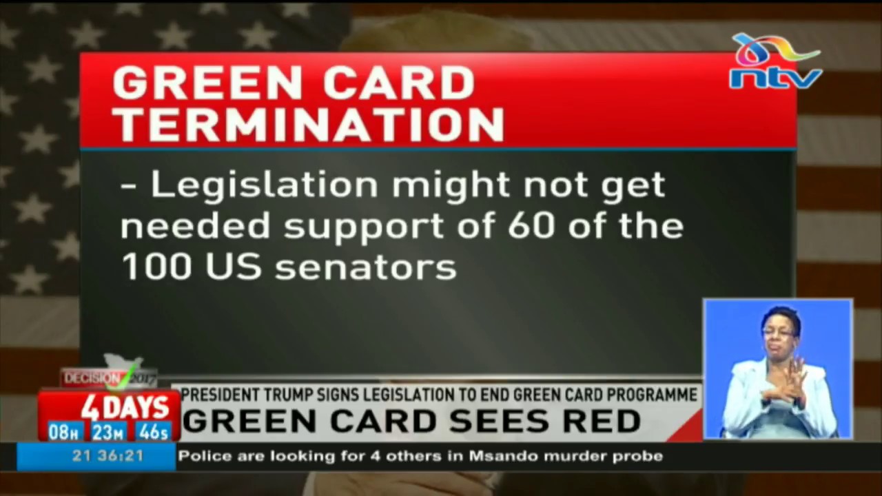 Green card sees red as Trump legislation seeks its termination
