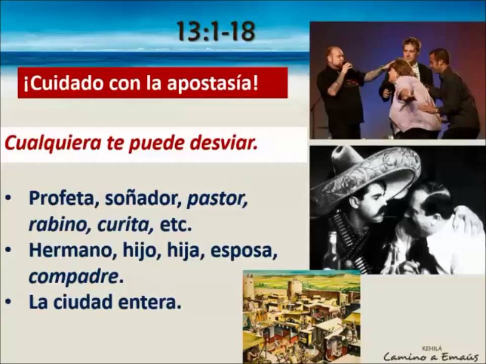 Deuteronomio 13 - Cuidado con la apostasía estudios biblicos sobre la oracion
