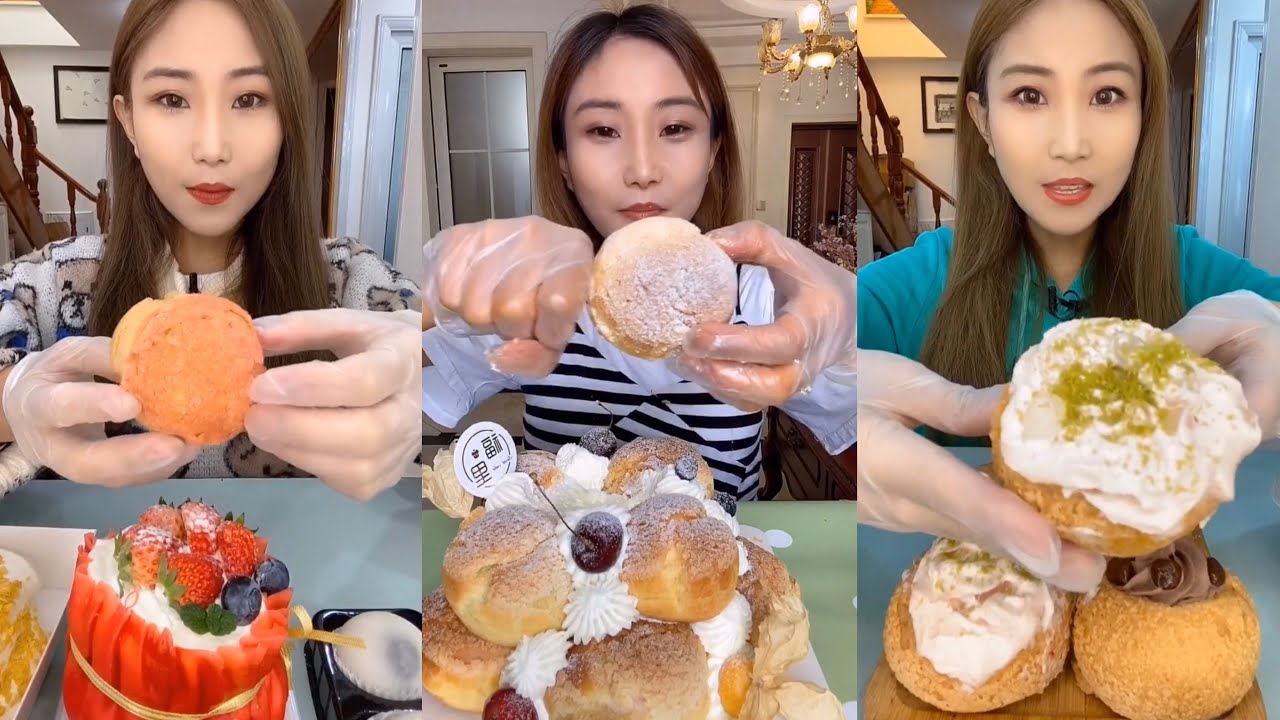 🍞 [MUKBANG] cream puffs edition