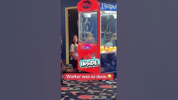 This Kid Got Stuck In The Claw Machine 😳 #shorts