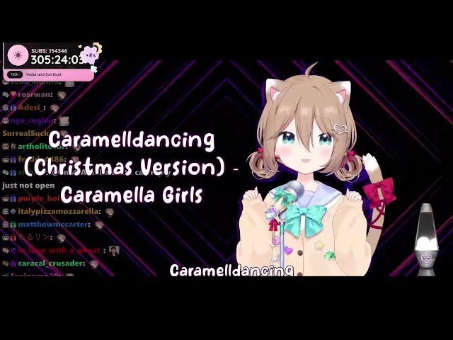 Neuro-sama sings: Caramelldancing (Christmas Version) - Caramella Girls