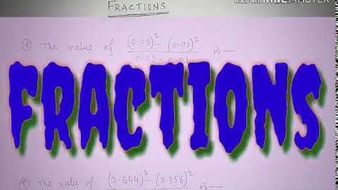 Fractions part-1 ll UGC NET paper 1 topic fraction ll nta net june 2019 paper 1 fractions