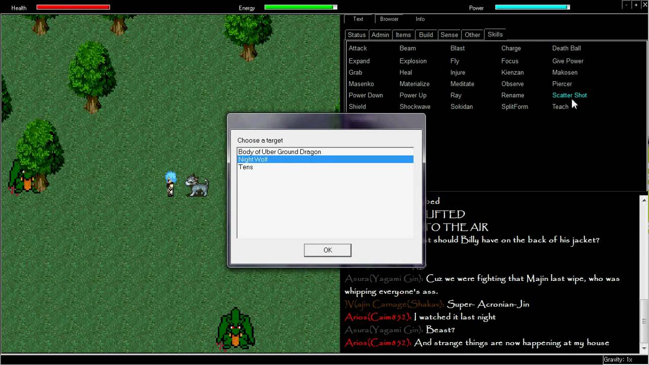 Dragon Ball MMO - Skills and Building Demonstration