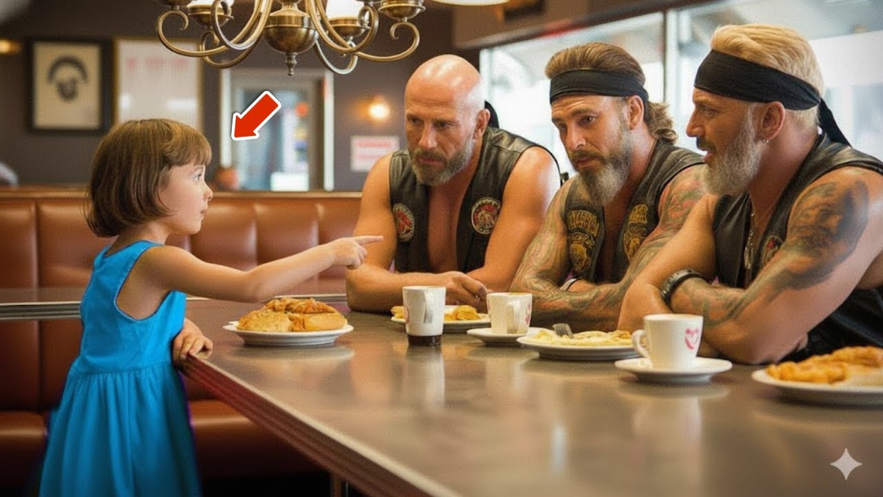 Ein kleines Mädchen sagte zu den Hells Angels: „Meine Mama hat ein Tattoo wie Sie“ – dann...