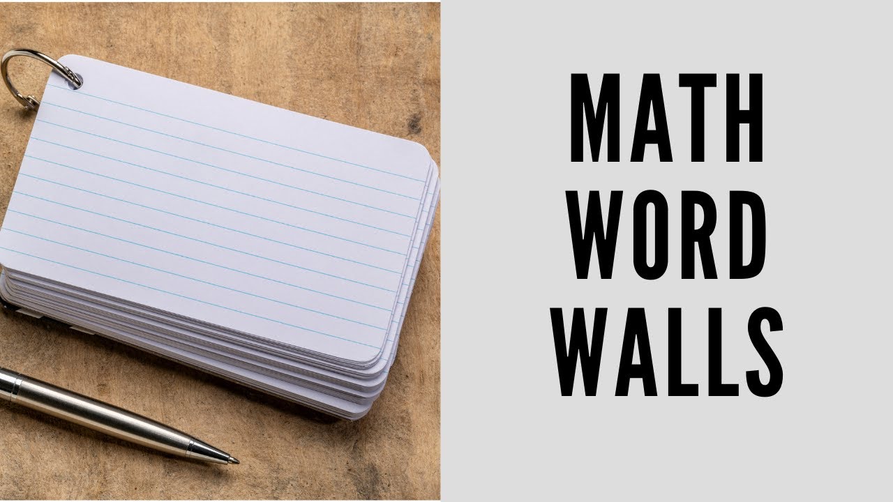 Math Word Walls  Math word walls, Math words, Middle school math classroom