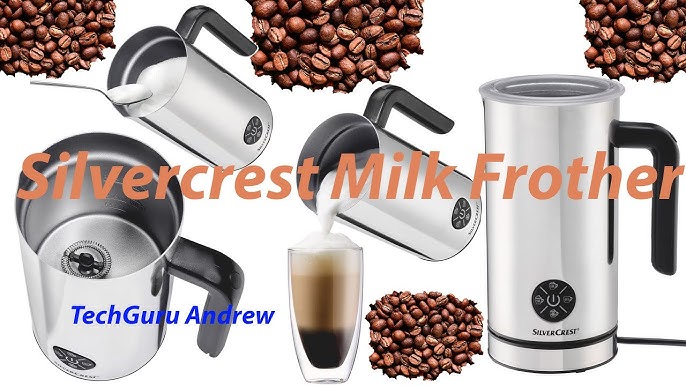 SILVERCREST® Milchaufschäumer SMA 500 E1 - SilverCrest Milk Frother SMAS  500 A1 - YouTube