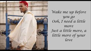 Chris Brown - Little More (Royalty) (Lyrics)