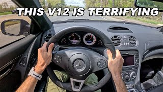 Renntech Tuned SL65 AMG Black Series  810hp V12 BiTurbo MercedesBenz (POV Binaural Audio)