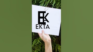Logo Name E K T A 💫⭐#logo #viral #trending #youtubeshorts #logodesign #ytshorts