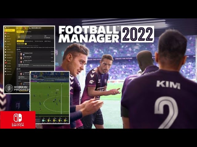 Football Manager 2022 Touch (FM22) First Look on Nintendo Switch