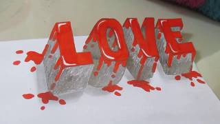 Tutorial cara membuat tulisan 3D dengan mudah dan praktis