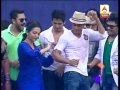 Victory celebration of KKR at Eden:Shahrukh dances with June Malia