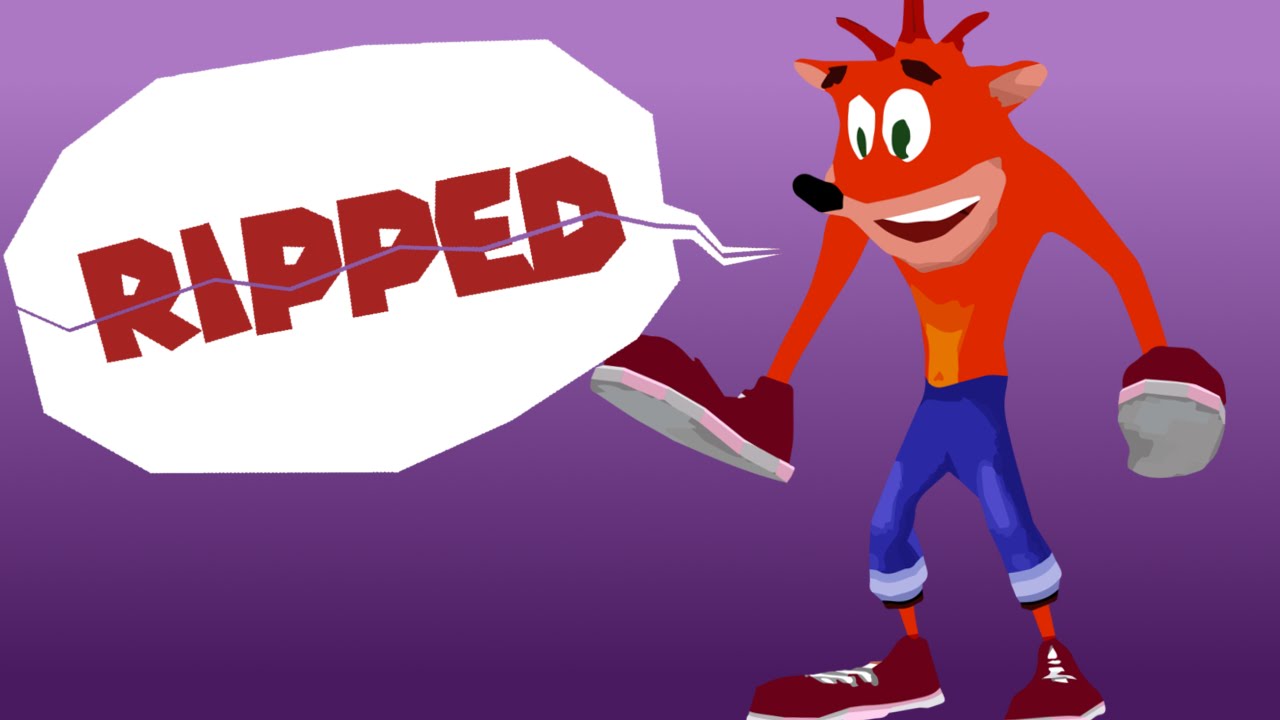 Crash Bandicoot Gets Literally Warped - Ripped