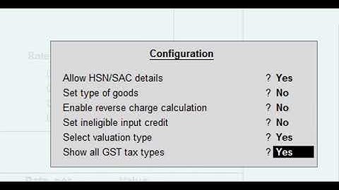 Creating Stock item and Defining Tax Rate at Item level