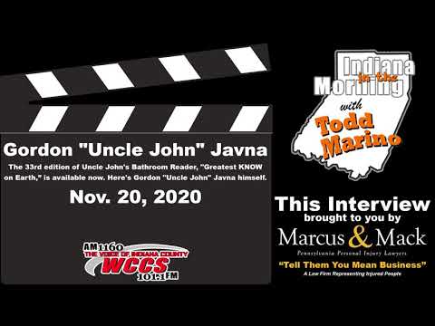 Indiana in the Morning Interview: Gordon "Uncle John" Javna (11-20-20)