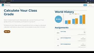 Classity Demo: An Easy-To-Use Grade Calculator screenshot 5