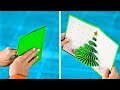 How To Make Easy Holiday Cards || 1-Minute DIY Cards