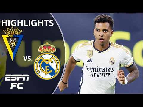 🚨 STUNNER! 🚨 Cadiz vs. Real Madrid | LALIGA Highlights | ESPN FC