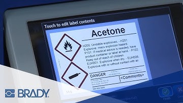 How to Create GHS Labels on your Brady BBP35 / BBP37 Printer