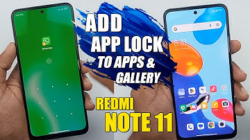 How To Add App Lock - Redmi Note 11