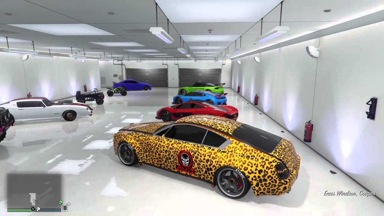 GTA 5 10 Car Garage High End Apartment YouTube