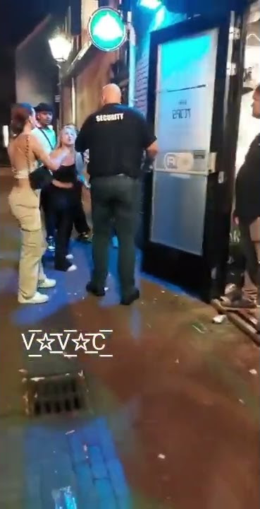 A blonde gets mad at a bouncer!!! #omg #unusualvideos #girlsmemes #memesdaily  #wtfmoment #lol