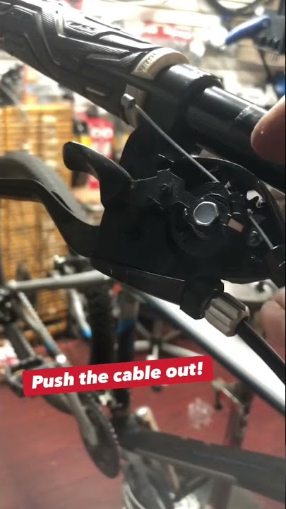 Replacing shifter cables in these Shimano integrated flat bar shifter/brakes is easy! 🧐 #bikes