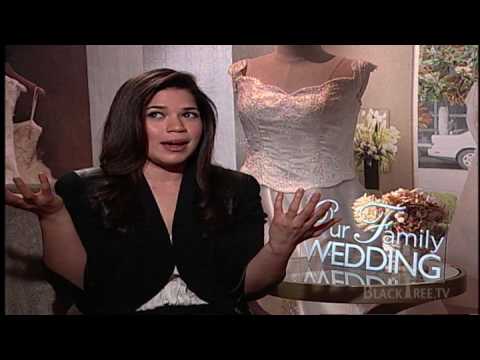 OUR FAMILY WEDDING, America Ferrera discusses cult...