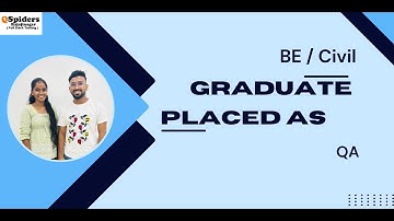 BE(ISE) Graduate Placement Story From PySpiders Rajajinagar | As a QA