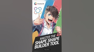 Master the Shape Builder Tool in Adobe Illustrator 🎨✨ #learn #shorts