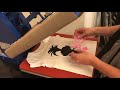 Layering HTV/Iron On  with heat press cut with cricut