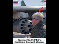 Su-25 Pilot's Emotional Farewell Moment #shortvideo #shortsfeed