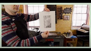 Creating a PHOTOPOLYMER PRINT on our Vandercook *start to finish