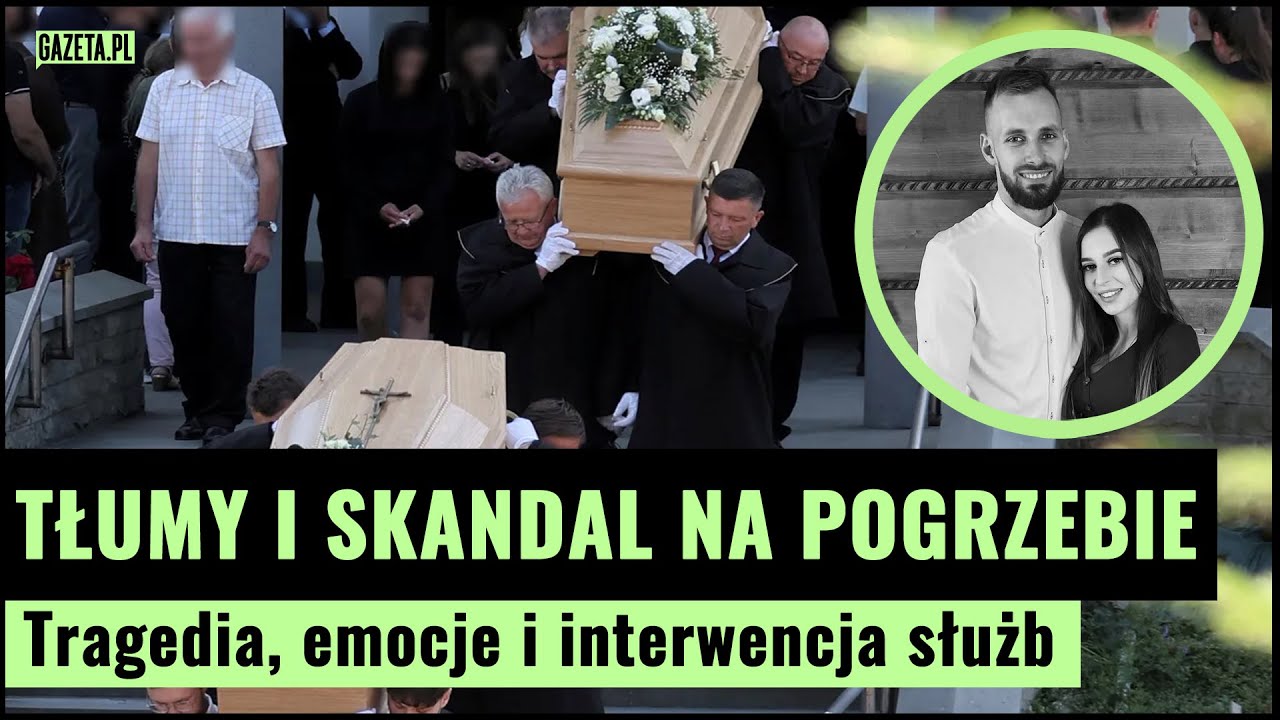Pogrzeb Justyny i Zbigniewa z Limanowej – Dramat i awantura po mszy | Gazeta.pl