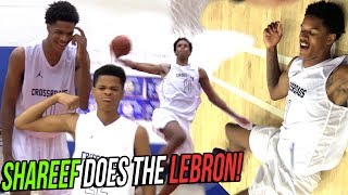 Shareef O'Neal Does The LEBRON DUNK! STATE PLAYOFFS ROUND 2: Crossroads VS La Jolla Country Day