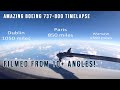 AMAZING Timelapse from the FLIGHT DECK of a Boeing 737-800!